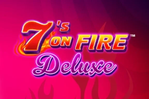 Capa do slot 7's on Fire Deluxe